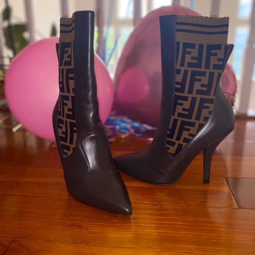 FENDI ROMA HIGH HEEL DESIGNER BOOT